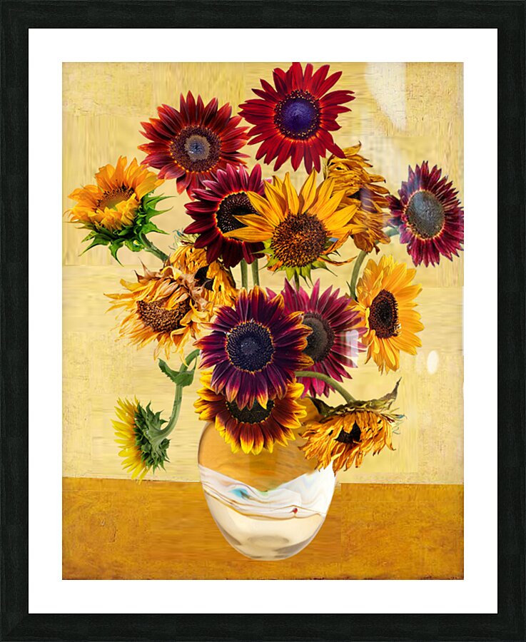 SUNFLOWERS Picture Frame print