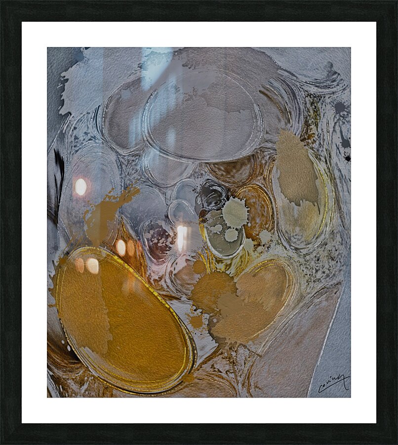 Dancing Elegance - Abstract Art Print Picture Frame Printing