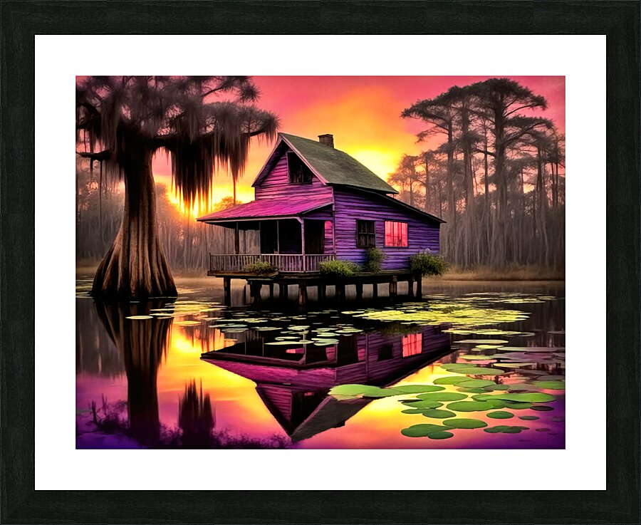 GOLDEN HOUR Picture Frame print