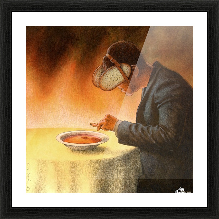 blind Picture Frame print