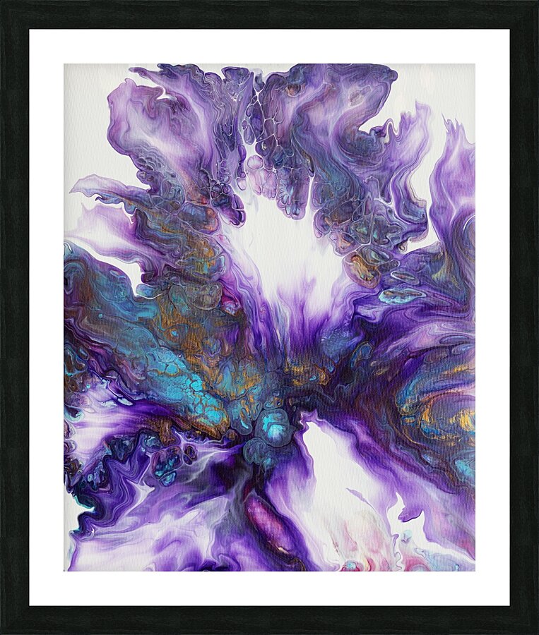 Iris 2 Picture Frame print