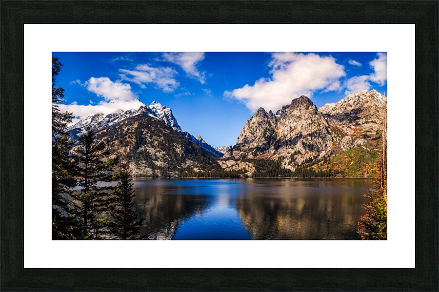 Majestic Jenny Lake Panorama at Grand Teton Picture Frame print