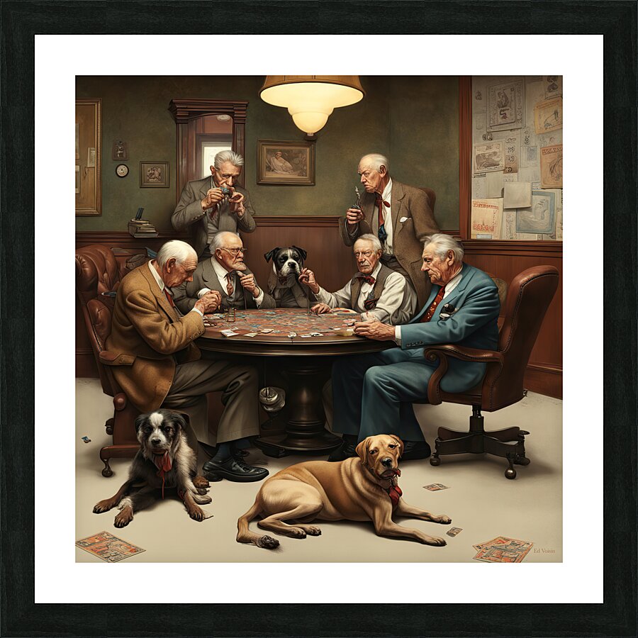 MEETING OF THE MINDS Picture Frame print