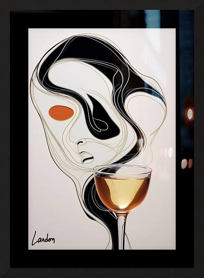 Minimalistic Scribble 3 Picture Frame print