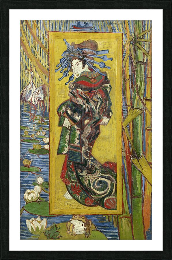 Van Gogh   la courtisane Picture Frame print