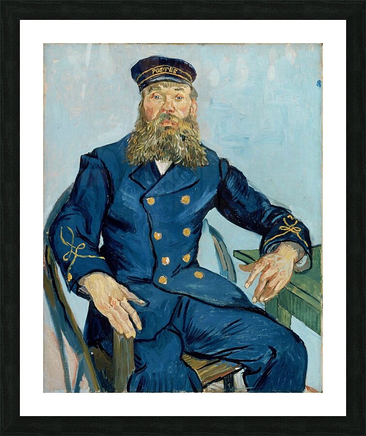 Vincent van Gogh   Portret van de postbode Joseph Picture Frame print
