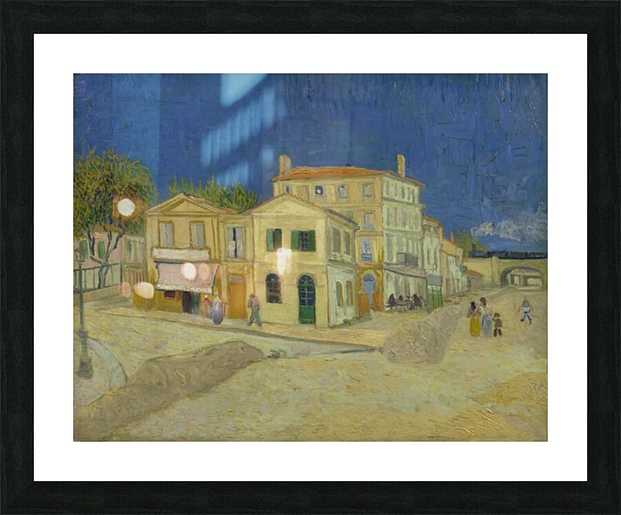 Vincent van Gogh   The yellow house Picture Frame print