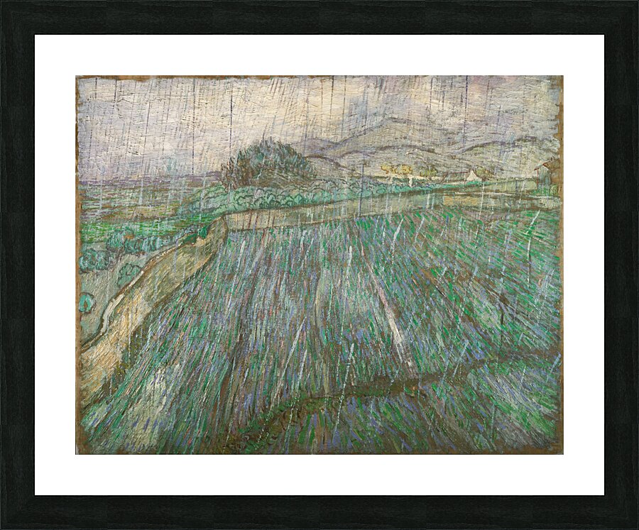 Vincent Willem van Gogh Dutch   Rain Picture Frame print