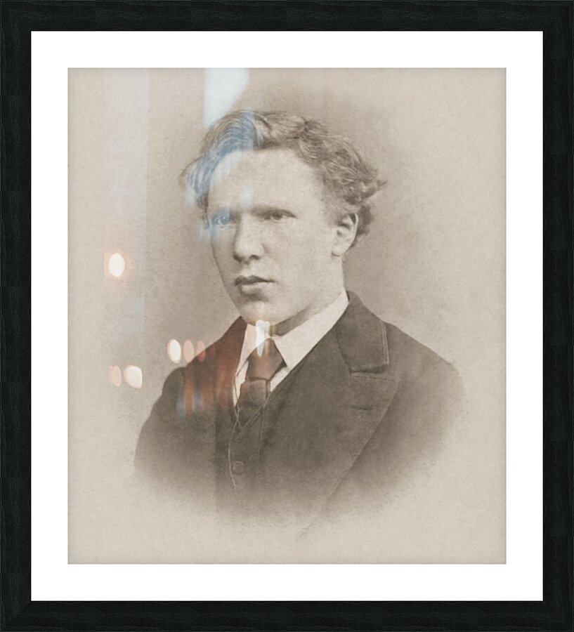 Vincent van Gogh January 1873 restored Picture Frame print