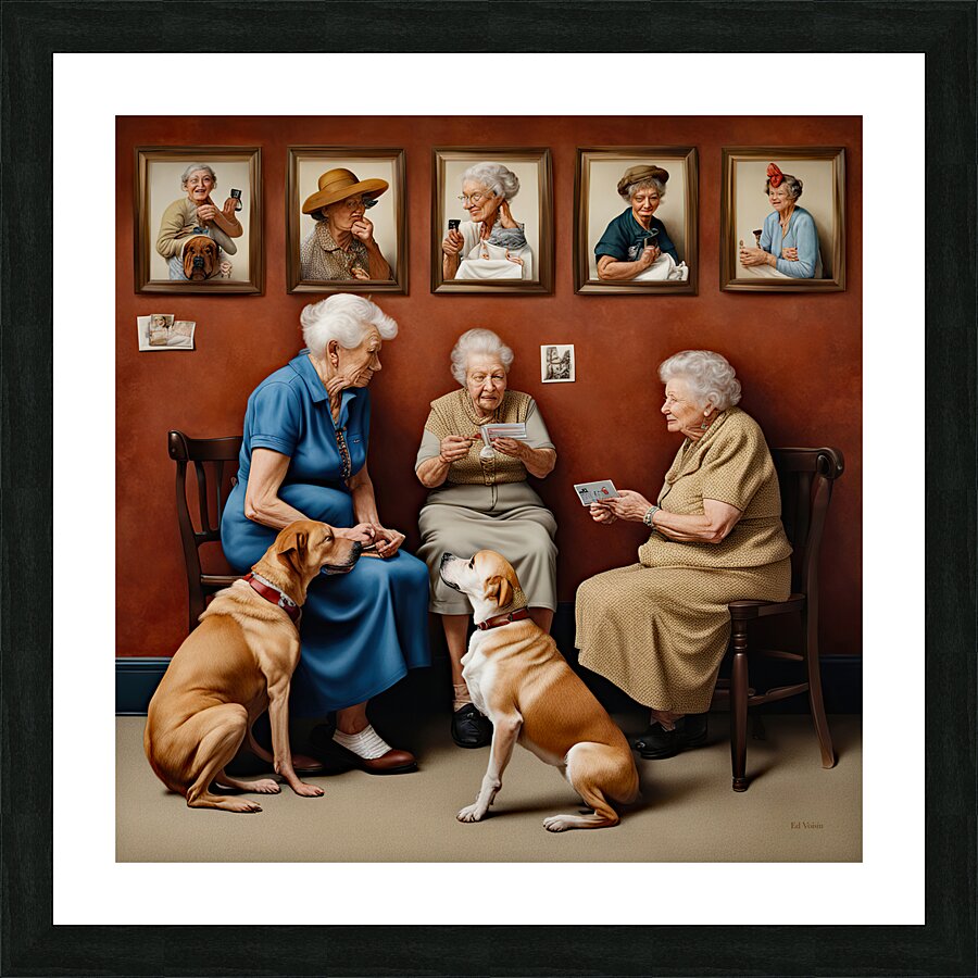 HALL OF FRAMES Picture Frame print