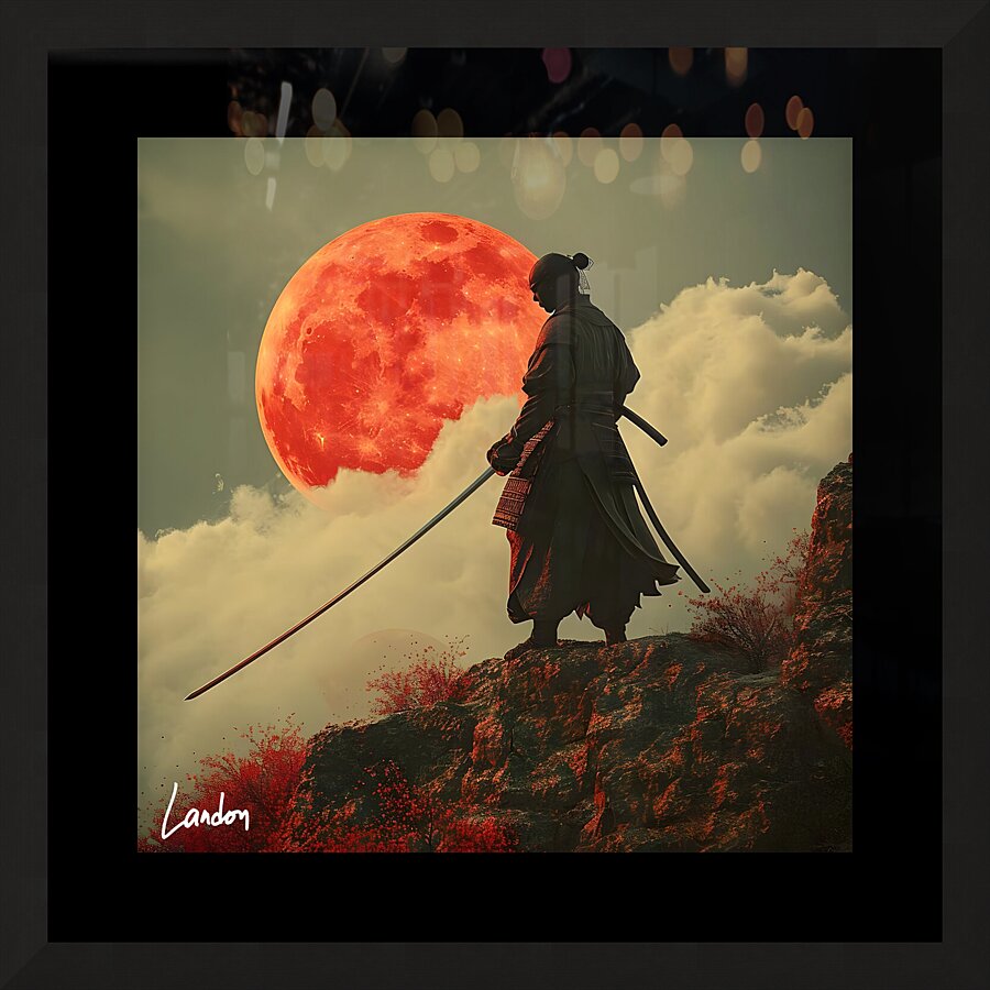 The Samurai 4 Picture Frame print
