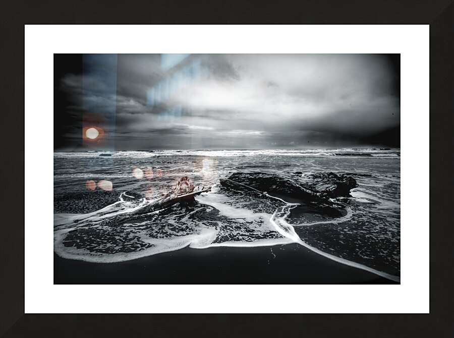 Costa Rica Storms Over the Caribbean  Framed Print Print