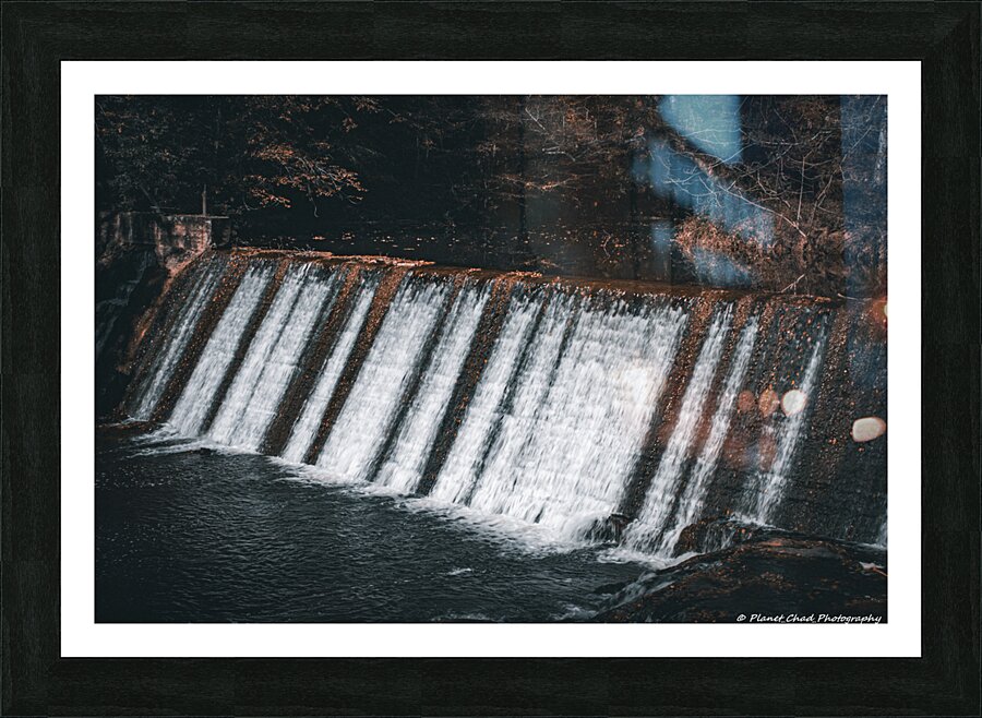 Big Elkin Creek Dam  Framed Print Print