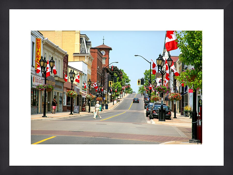 Newmarket on Canada Day Picture Frame print