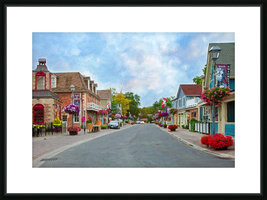 Old Historic Unionville Picture Frame print