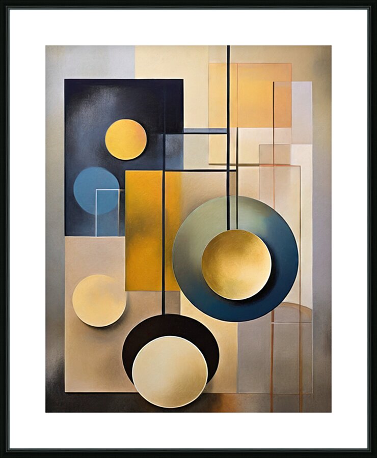 Abstract Pendulums Picture Frame print