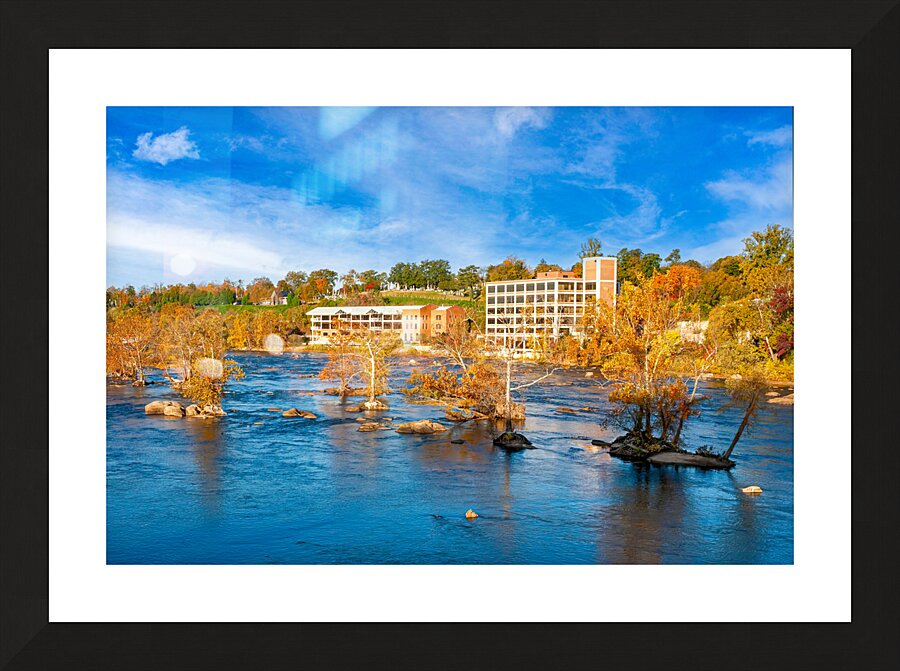 James River and Hollywood Cematery  Picture Frame print