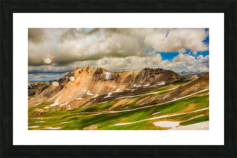 Colorful Mountain Valley Picture Frame print