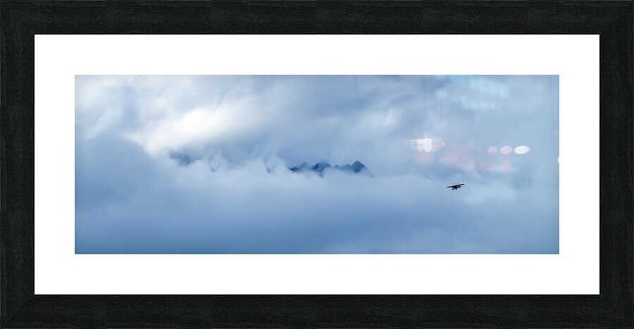 Flying In The Clouds Picture Frame print
