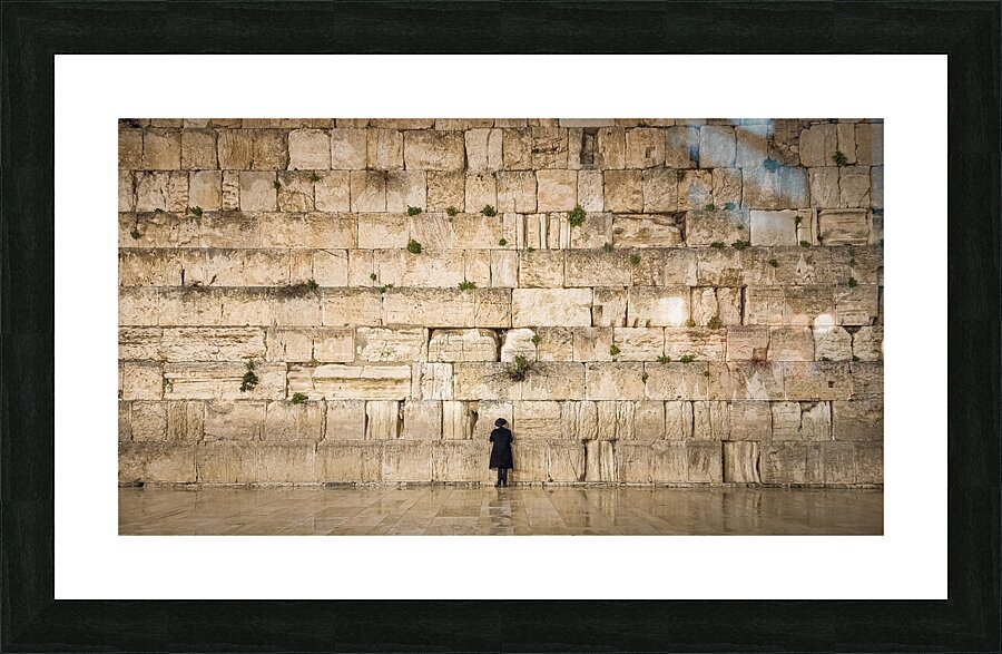 Prayer at the Western Wall Picture Frame print