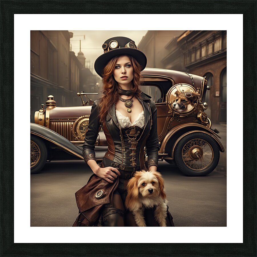 STEAMPUNK 17  Picture Frame print