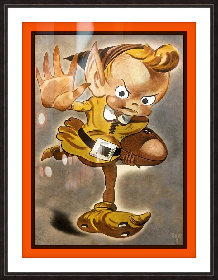 1946 Cleveland Browns Art  Picture Frame print