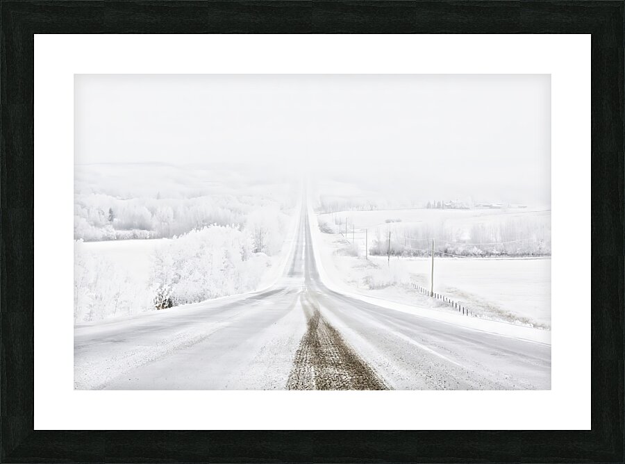 Snow Day Picture Frame print