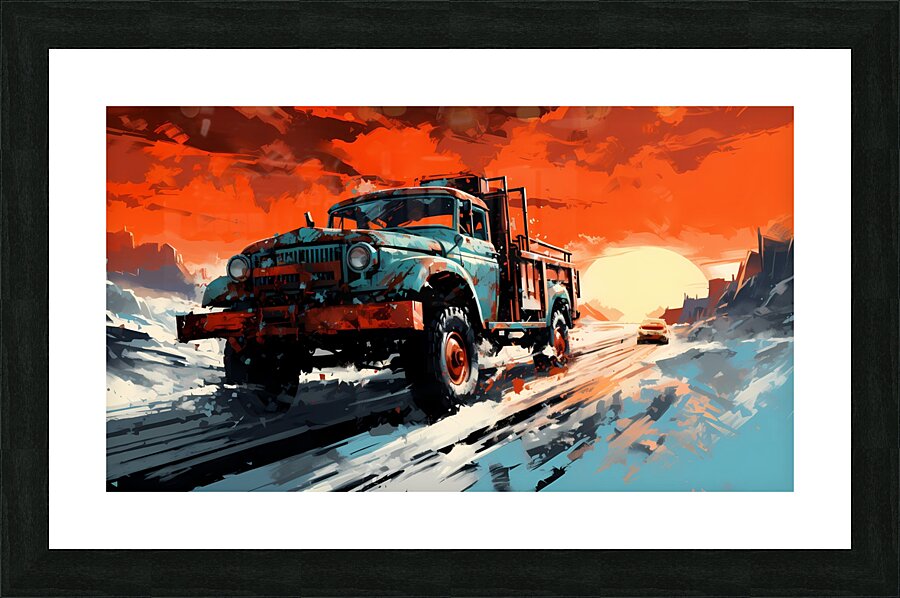 AI 5 Picture Frame print