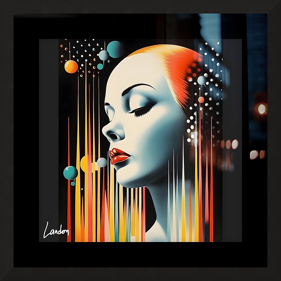 Bayer Babe 5 Picture Frame print