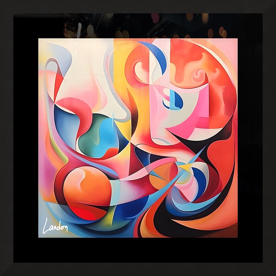 Symbolic Abstract  3 Picture Frame print