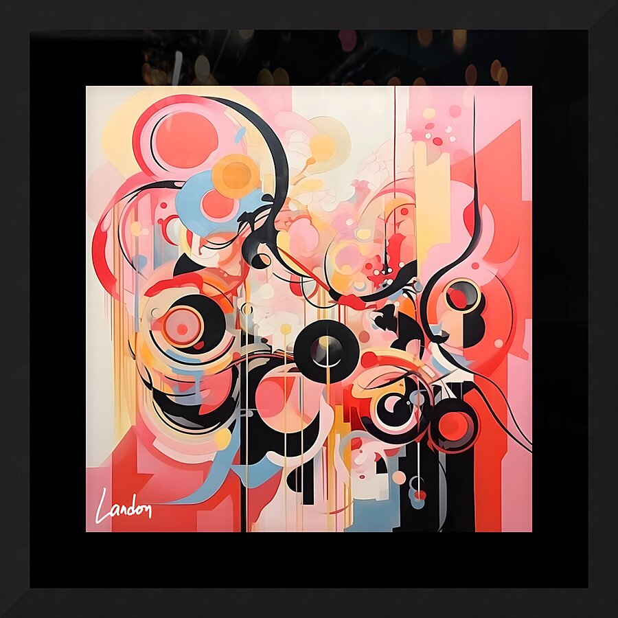 Symbolic Abstract 4 Picture Frame print