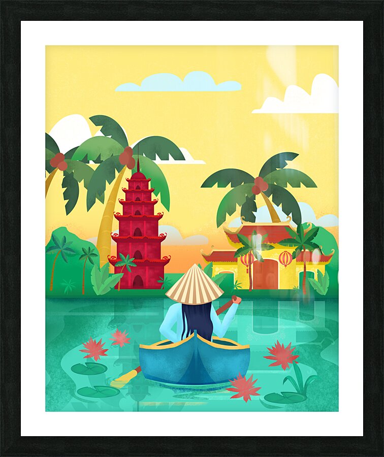Vietnam Picture Frame print