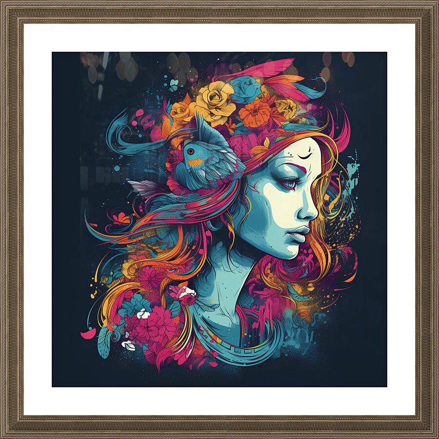 Seraph Art 6 Picture Frame print