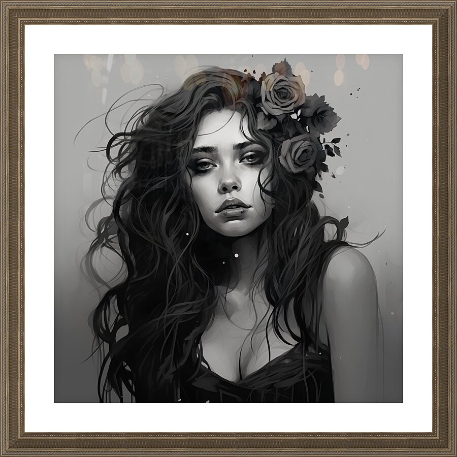 Seraph Art 21 Picture Frame print