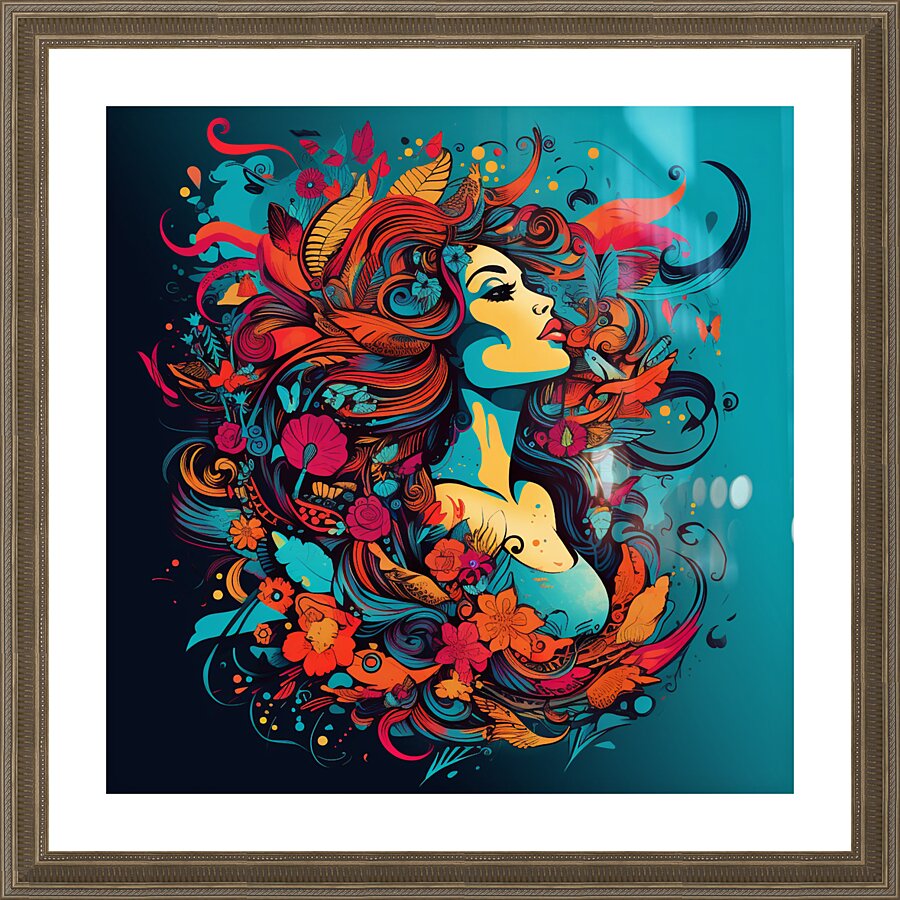 Seraph Art 33 Picture Frame print