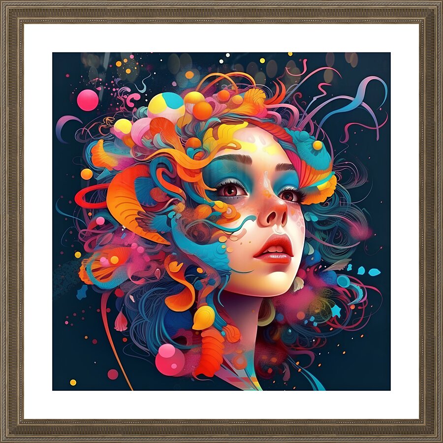 Seraph Art 5 Picture Frame print