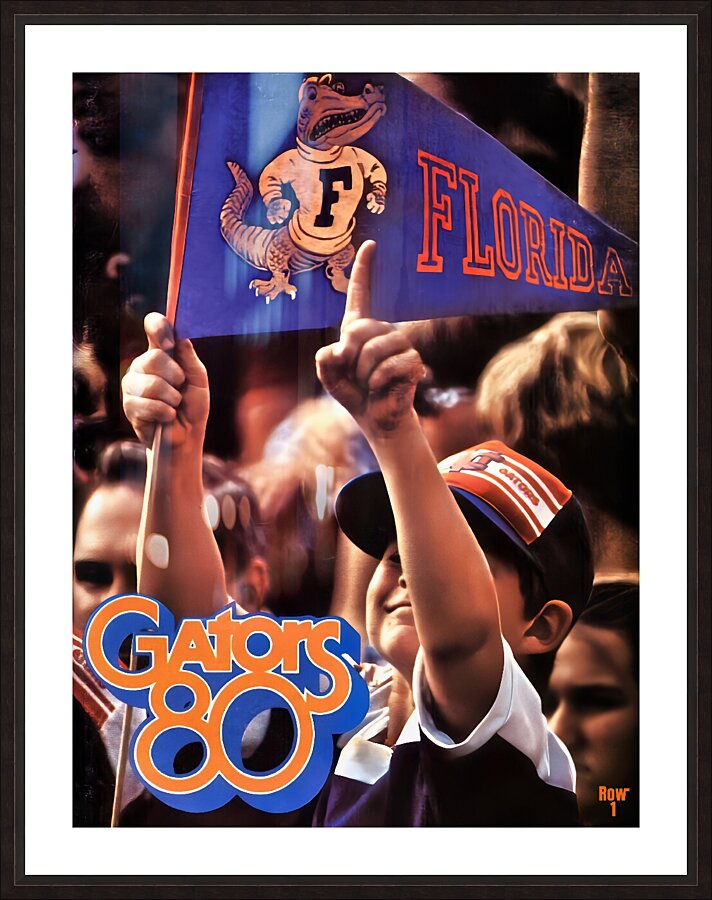 1980 Florida Gators Football Picture Frame print
