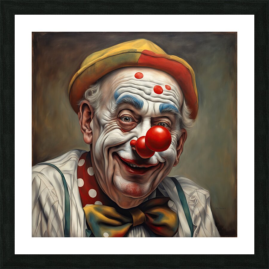 CLOWN 3 Picture Frame print
