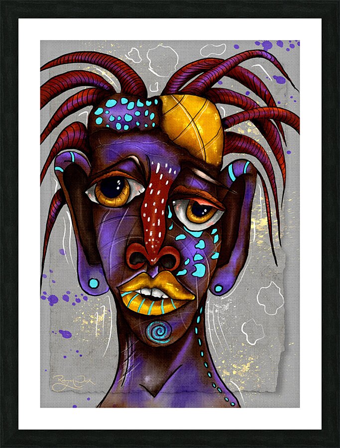 She Nose Picture Frame print