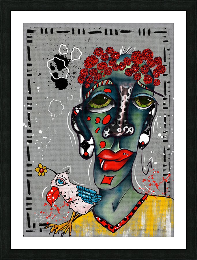 Bird Boy Picture Frame print