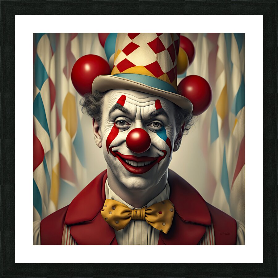 CLOWN 9  Picture Frame print