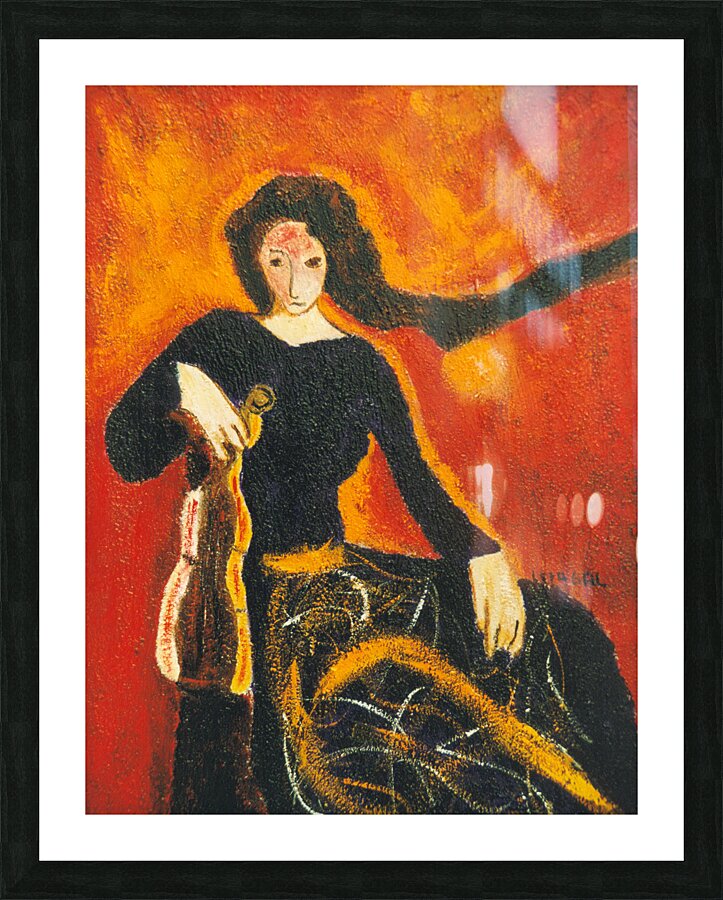 QUANDO ELA TOCA  Picture Frame print