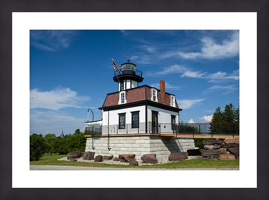 Colchester Reef Light Reassembled at Shelburne Museum in Vermont Picture Frame print