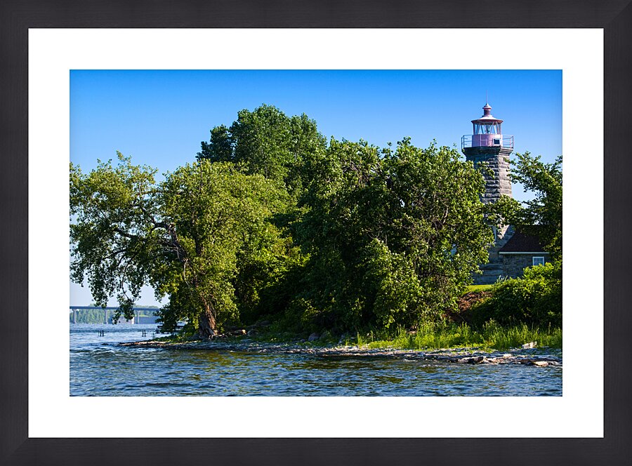 Windmill Point Light is Northernmost Beacon in Vermont Picture Frame print