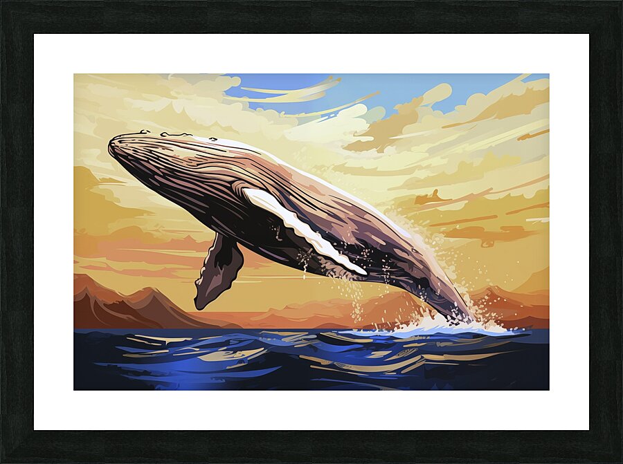 Leaping Picture Frame print