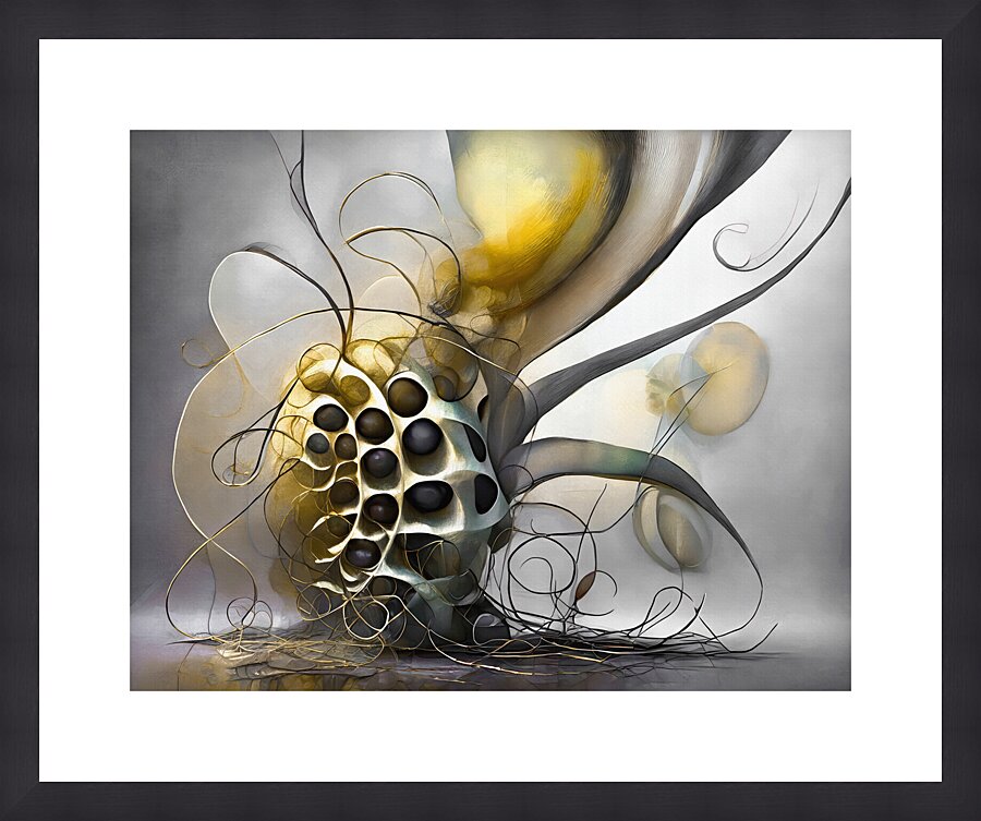Seeds Falling from the Pod  Framed Print Print