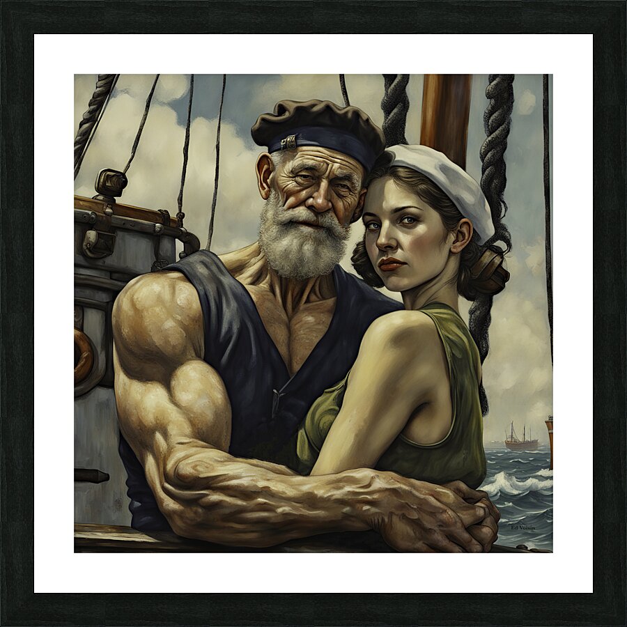 POPEYE THE SAILOR MAN Picture Frame print