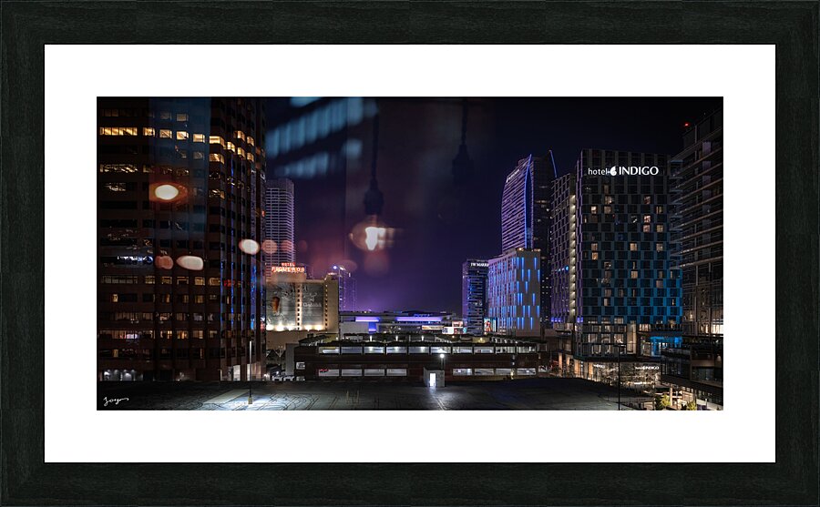 Home Sweet Home - Los Angeles Skyline Photo Art  Framed Print Print
