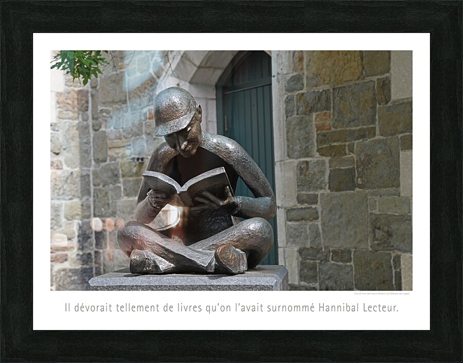 MANGER SES MOTS Picture Frame print