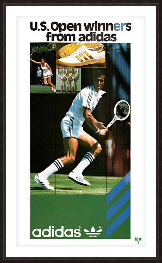 1979 Adidas Tennis Ad Art Picture Frame print